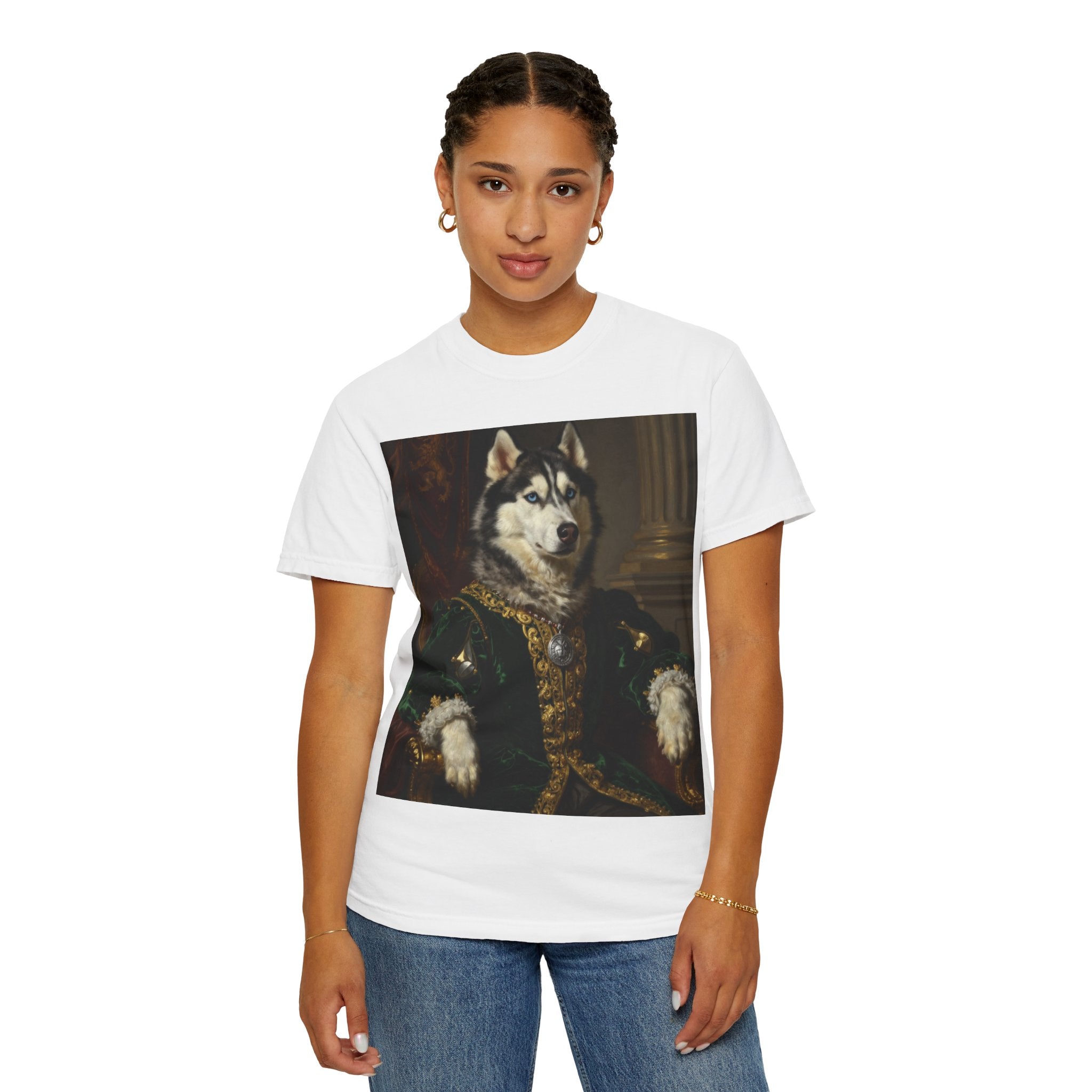 Regal Husky Portrait T-Shirt