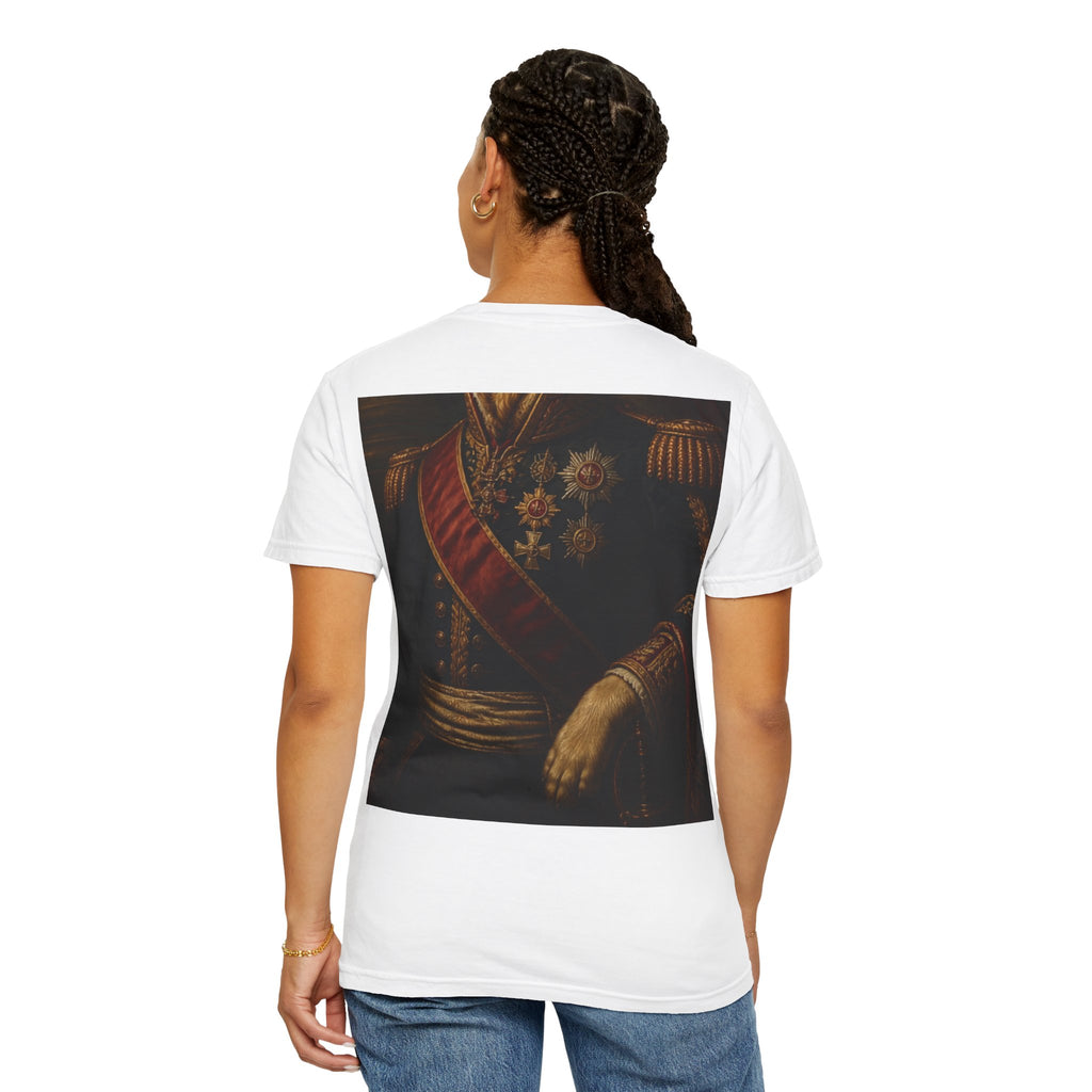 Regal Dog Portrait T‑Shirt — Vintage Canine Royalty Tee
