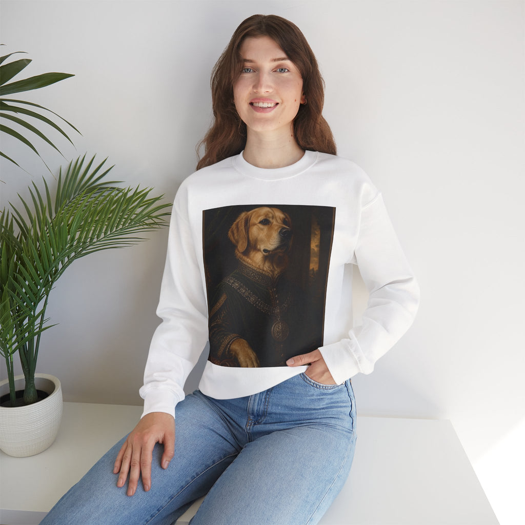 Crewneck Sweatshirt — Regal Portrait Dog Print