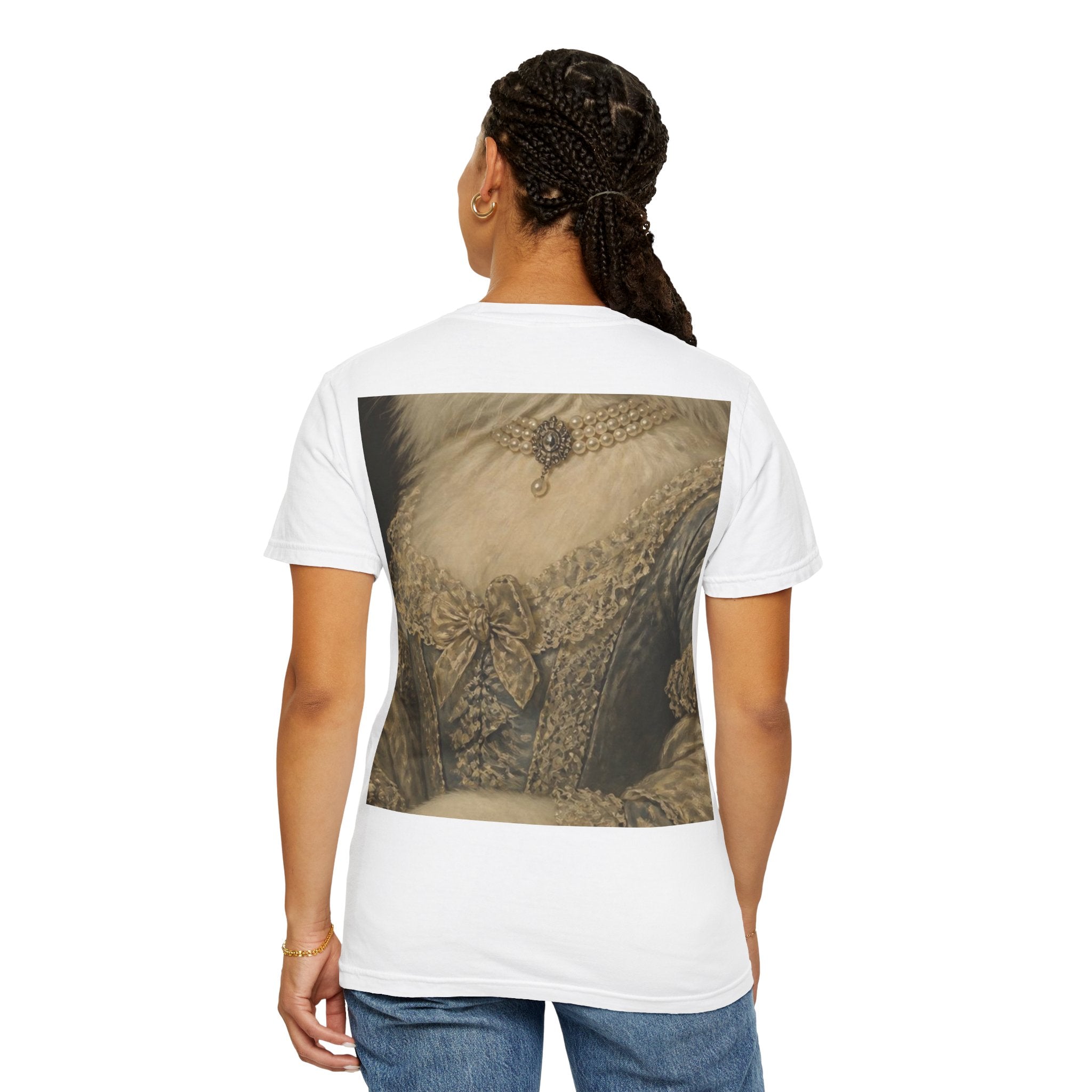 Ragdoll Victorian Duchess Cat Portrait T-Shirt