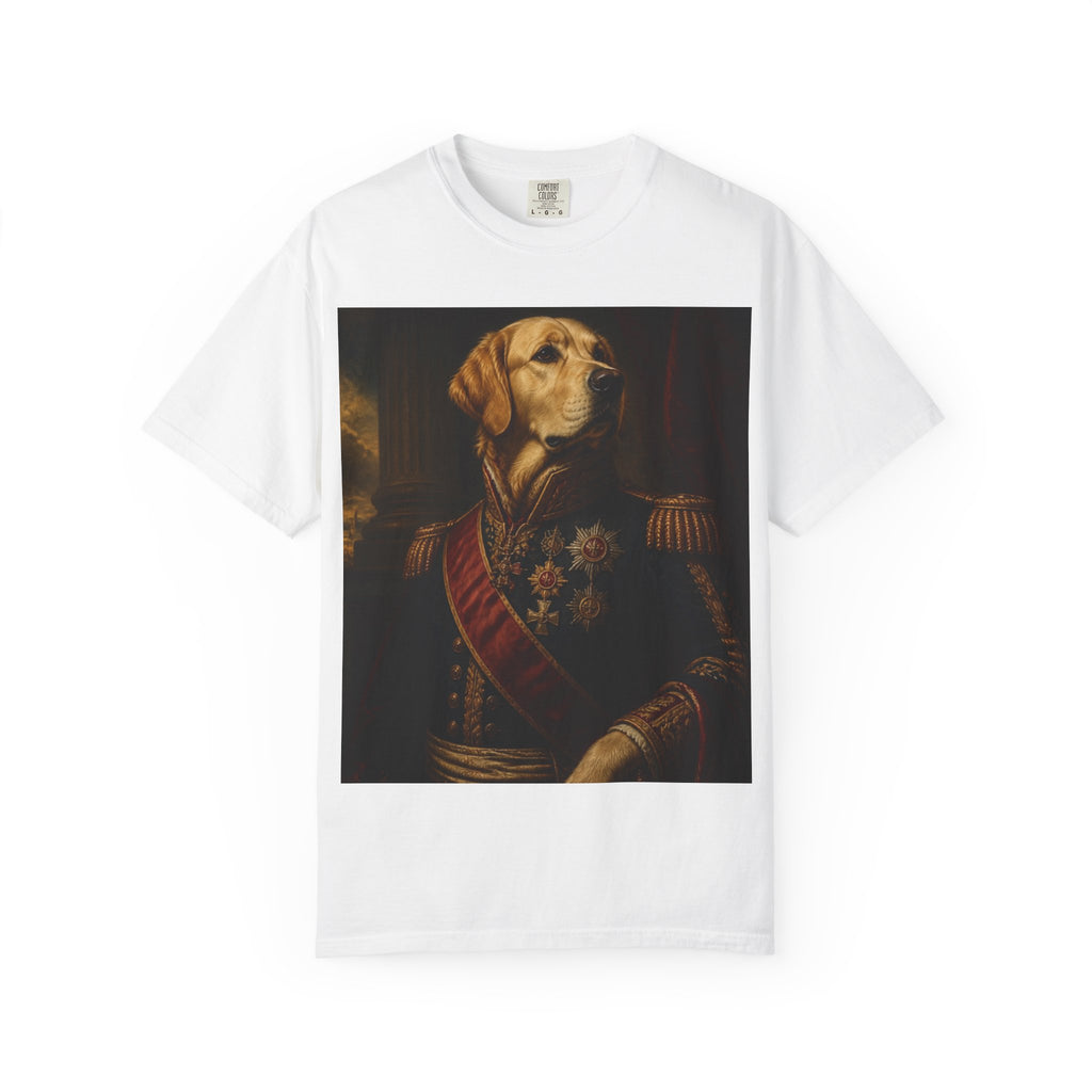 Regal Dog Portrait T‑Shirt — Vintage Canine Royalty Tee