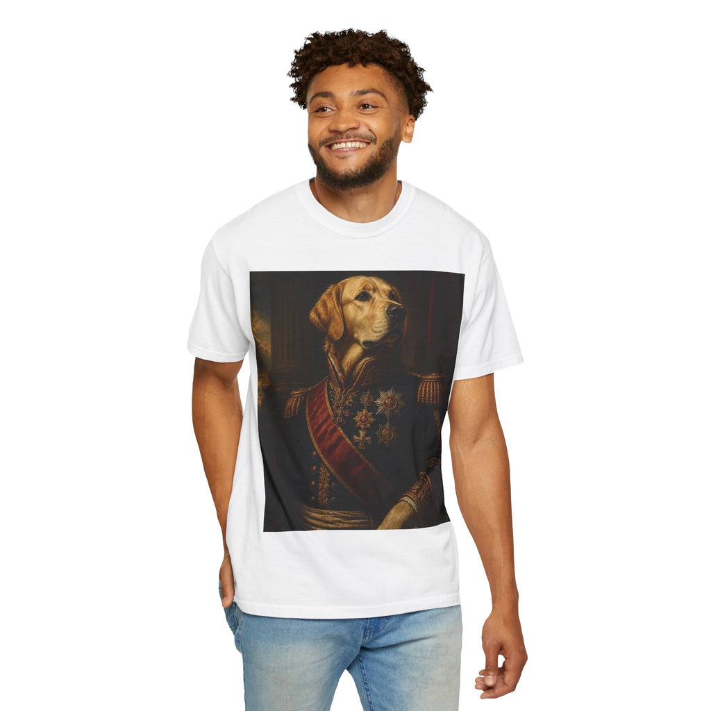 Regal Dog Portrait T‑Shirt — Vintage Canine Royalty Tee