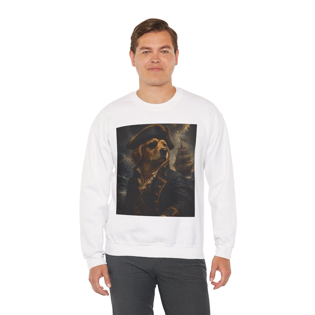 Pirate Captain Dog Crewneck Sweatshirt