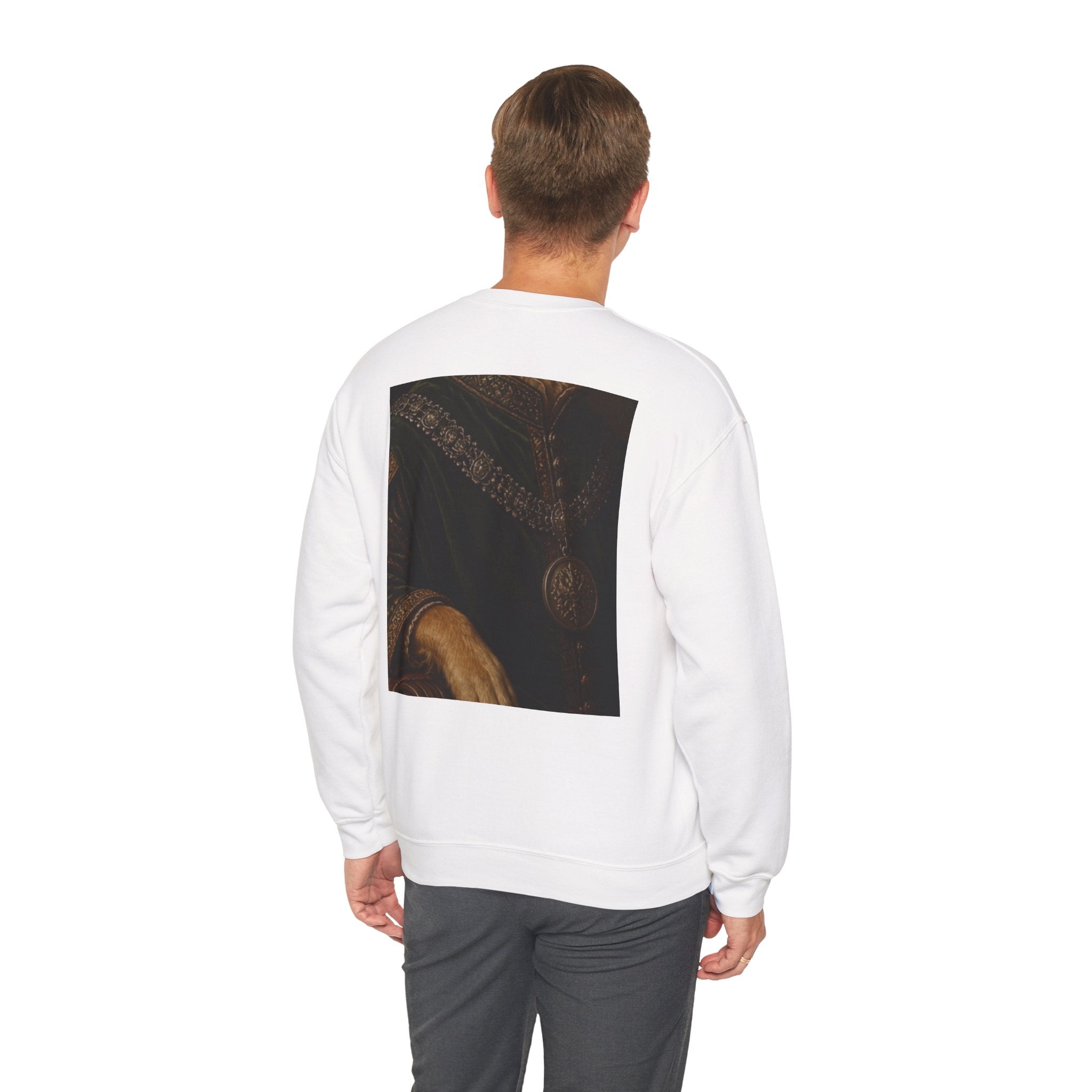 Crewneck Sweatshirt — Regal Portrait Dog Print