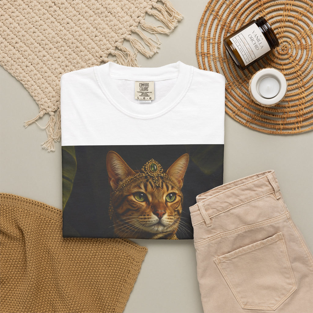 Royal Bengal Cat T-Shirt — Vintage Portrait Tee