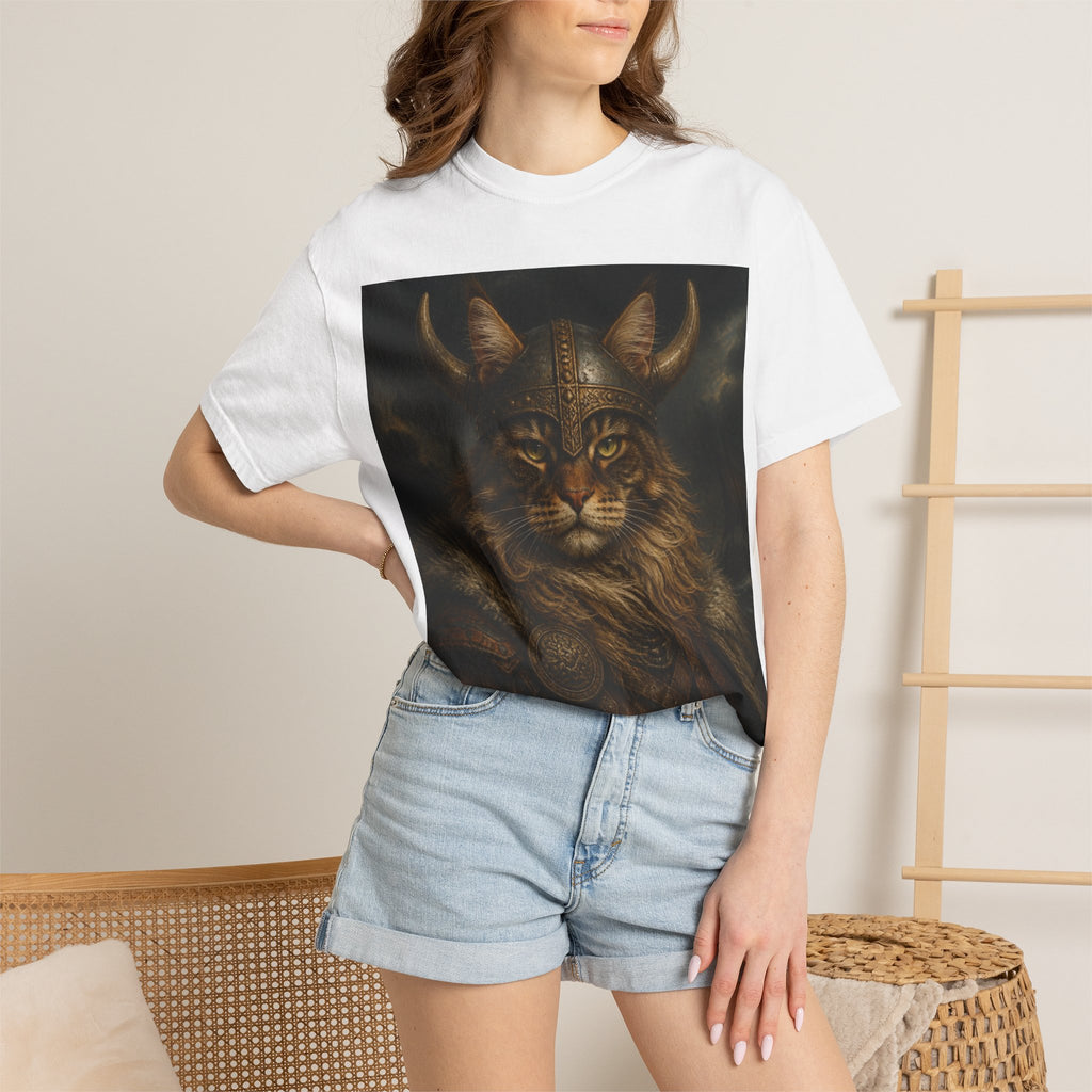 Viking Cat Warrior T-Shirt