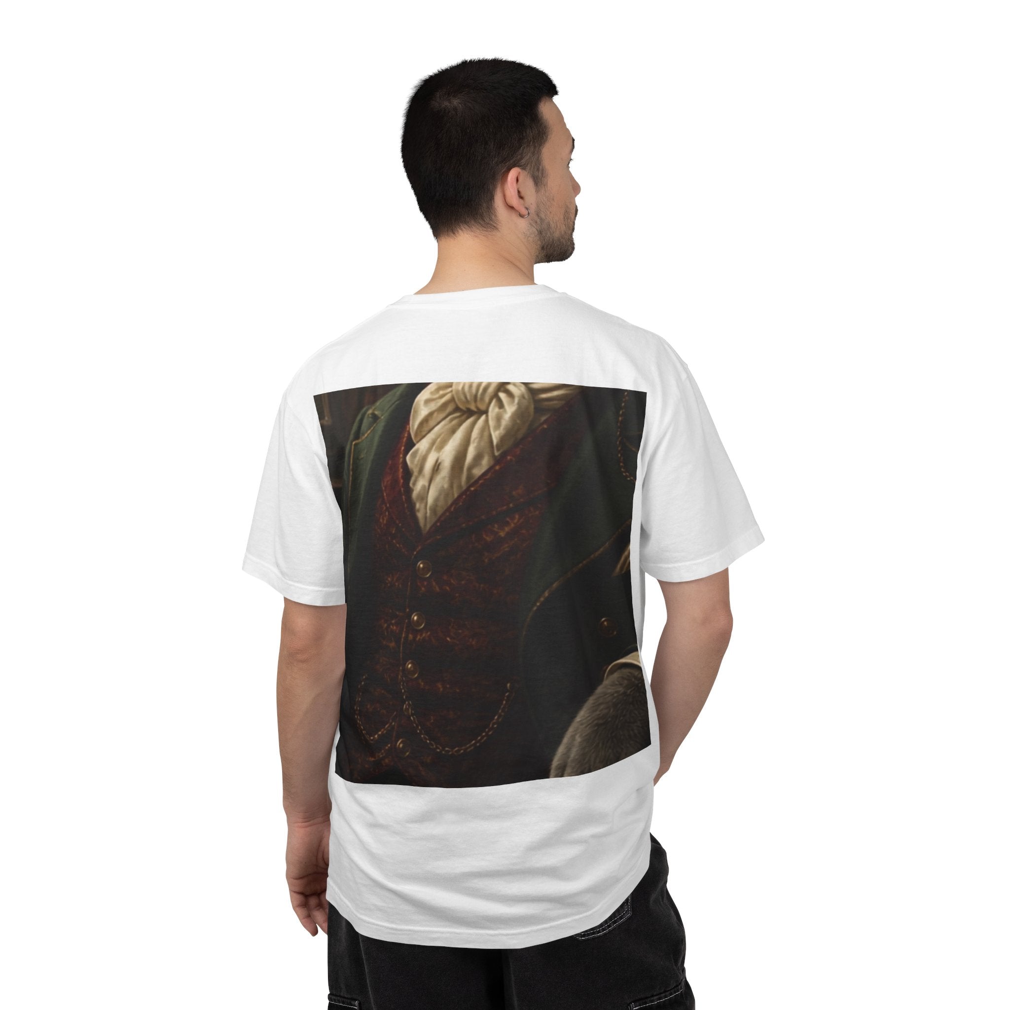Cat Gentleman T-Shirt — Vintage Aristocat Portrait Tee