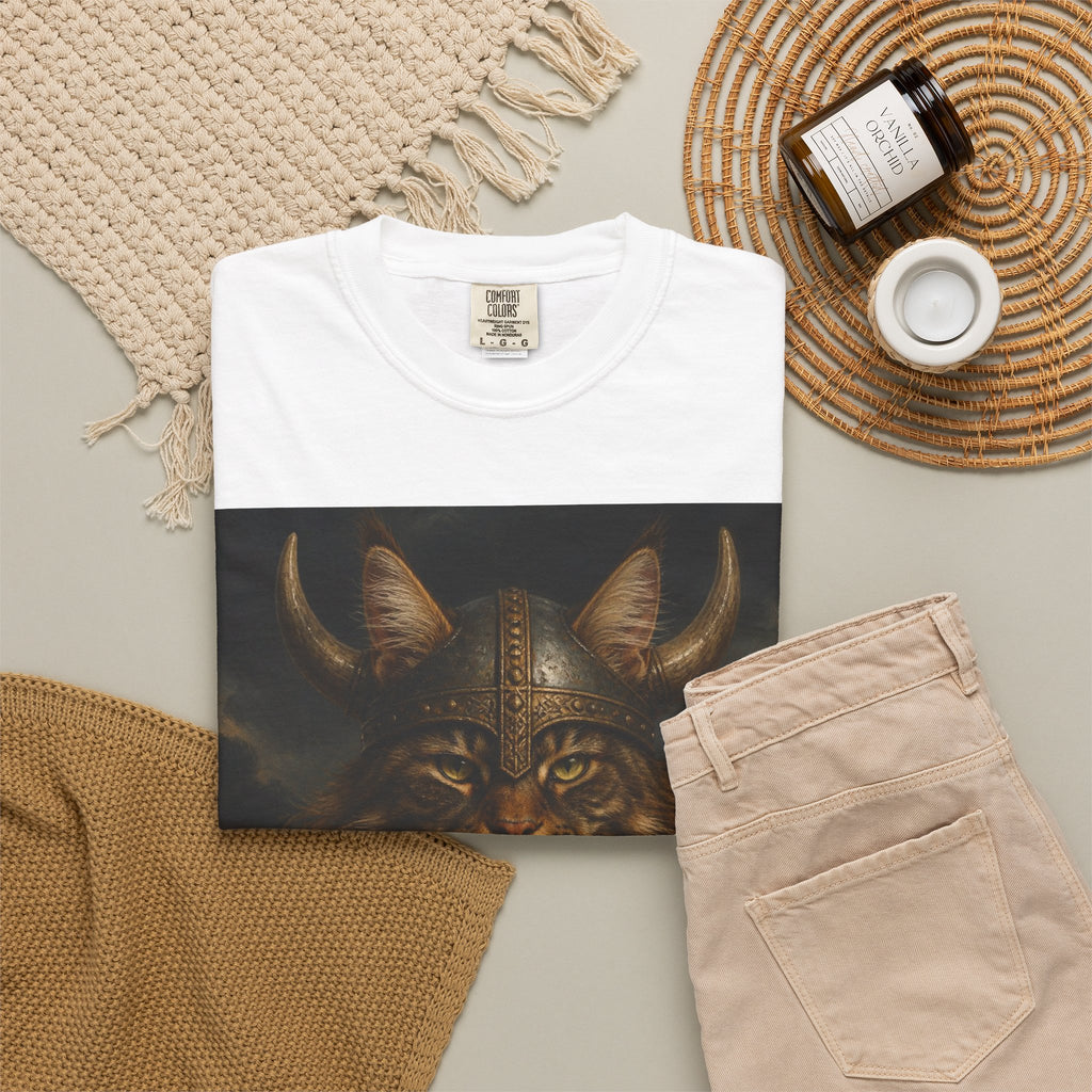 Viking Cat Warrior T-Shirt