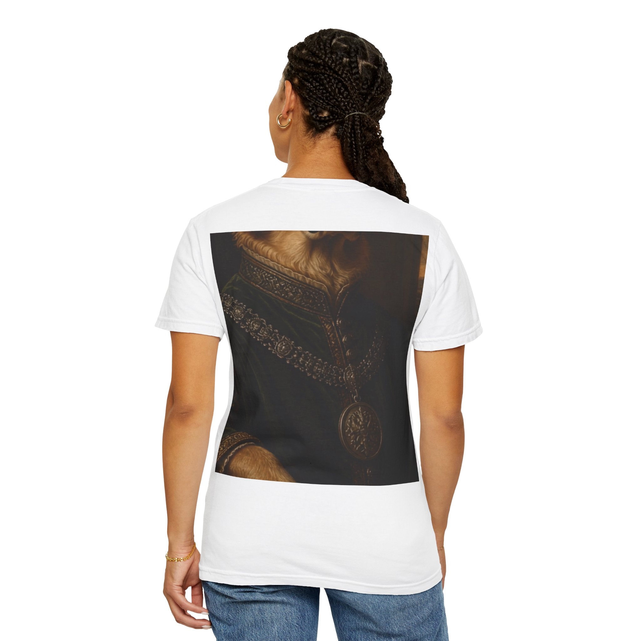 Dog Portrait T-Shirt — Regal Golden Retriever Art Tee