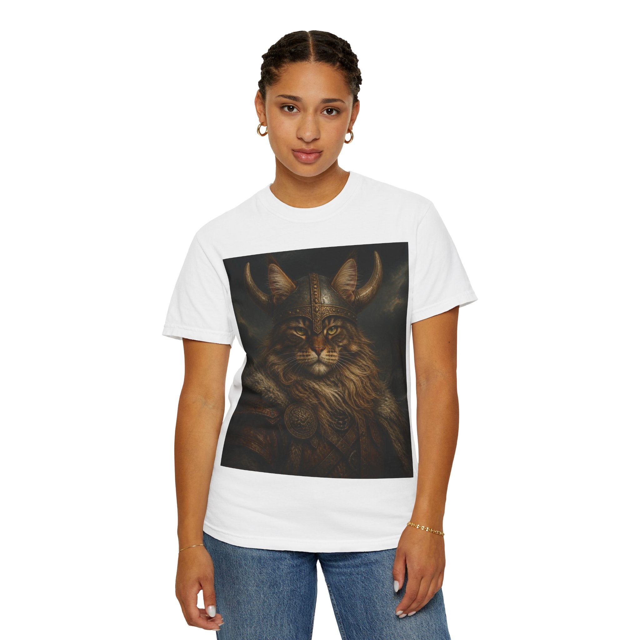 Viking Cat Warrior T-Shirt