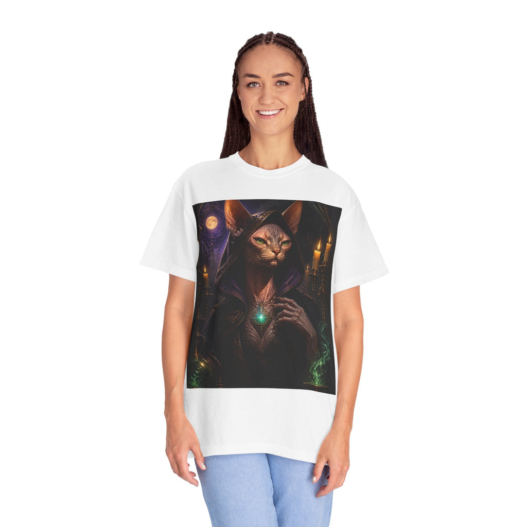 Mystic Sphinx Cat Graphic T-Shirt