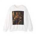Regal Cat King Sweatshirt — Vintage Royalty Feline Crewneck