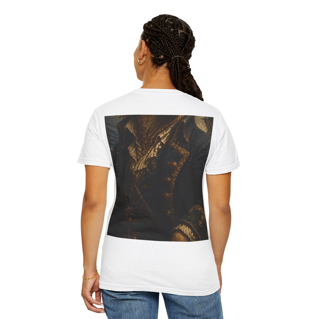 Pirate Captain Dog T-Shirt — Nautical Portrait Tee