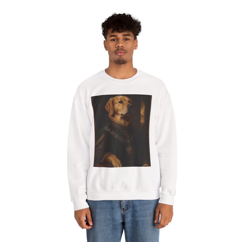 Crewneck Sweatshirt — Regal Portrait Dog Print