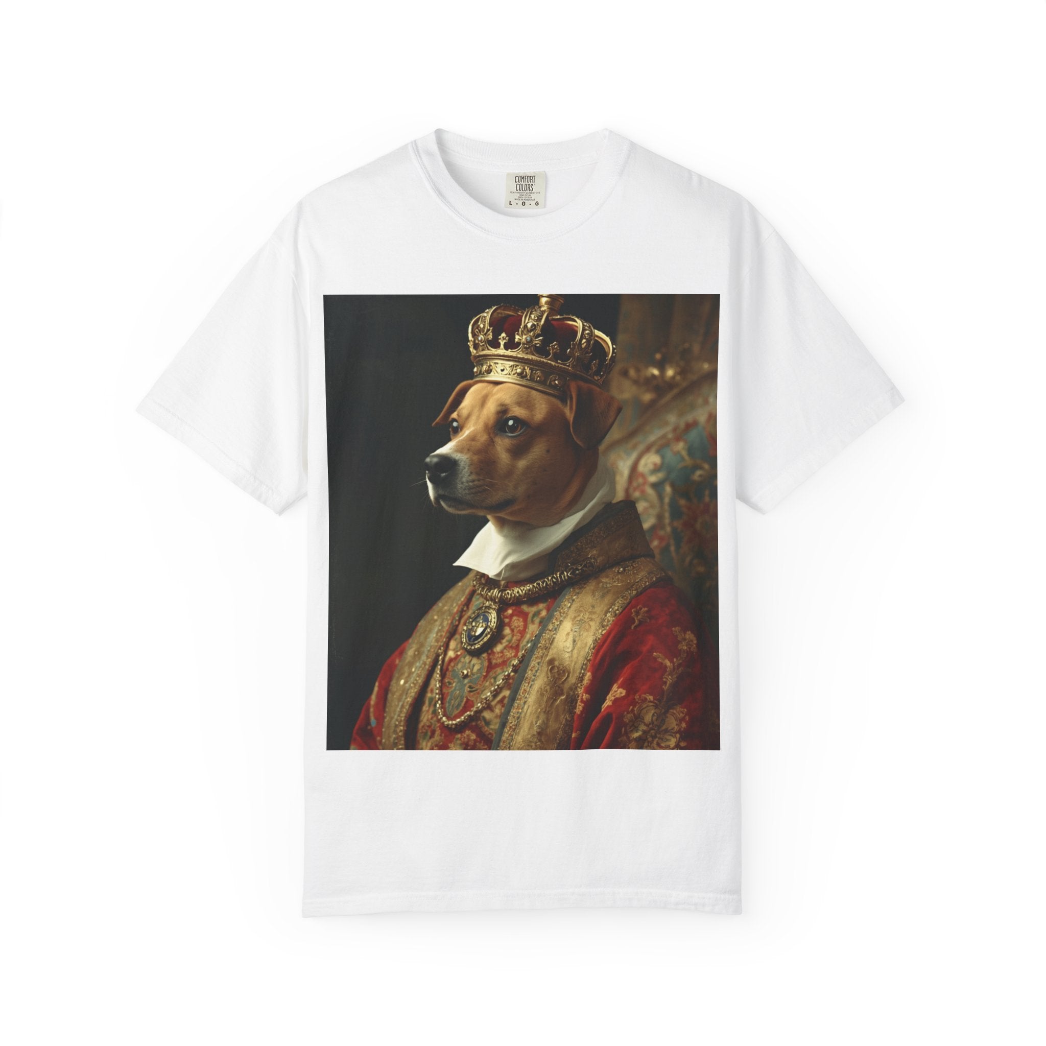 Dog King T-Shirt — Regal Portrait Pet Tee
