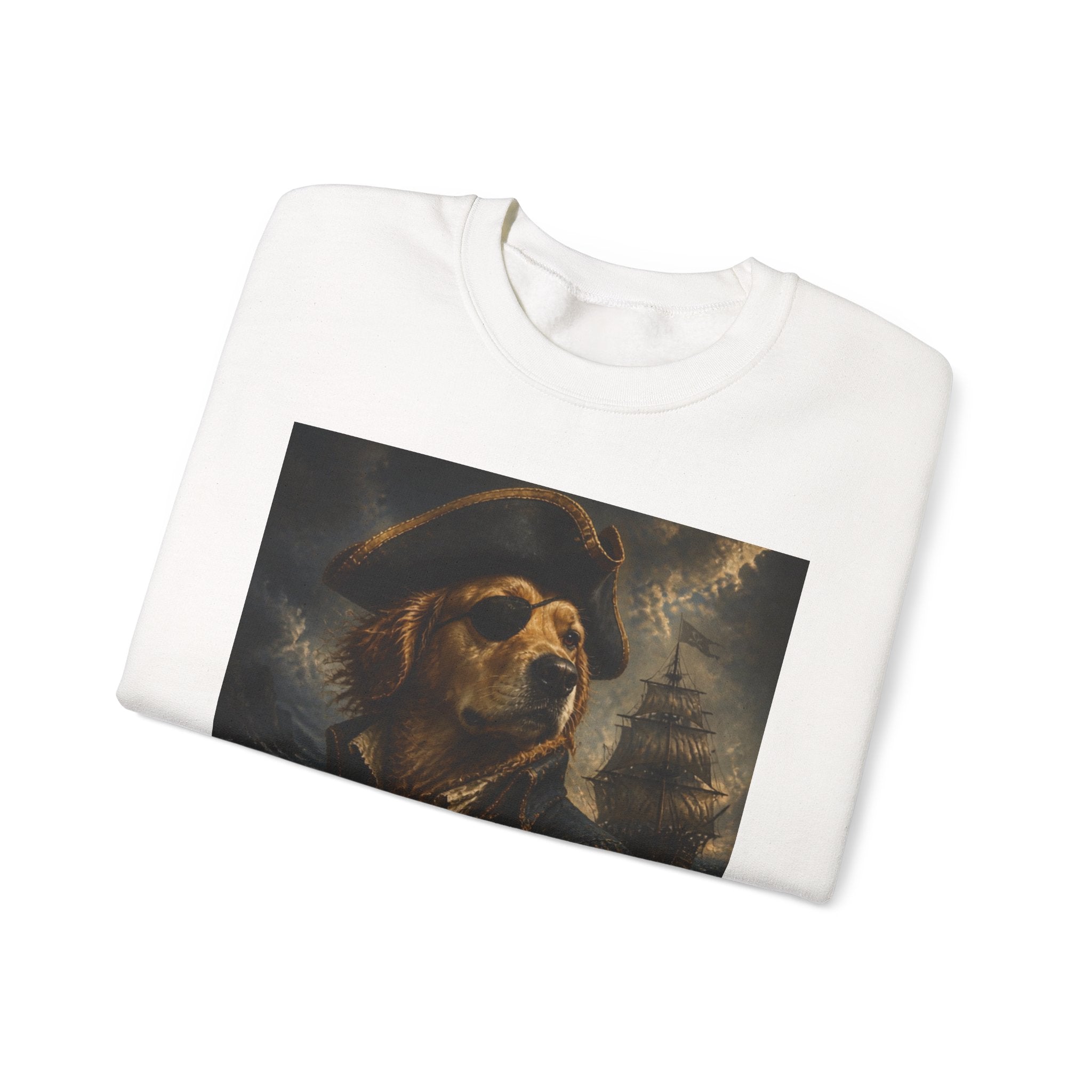 Pirate Captain Dog Crewneck Sweatshirt