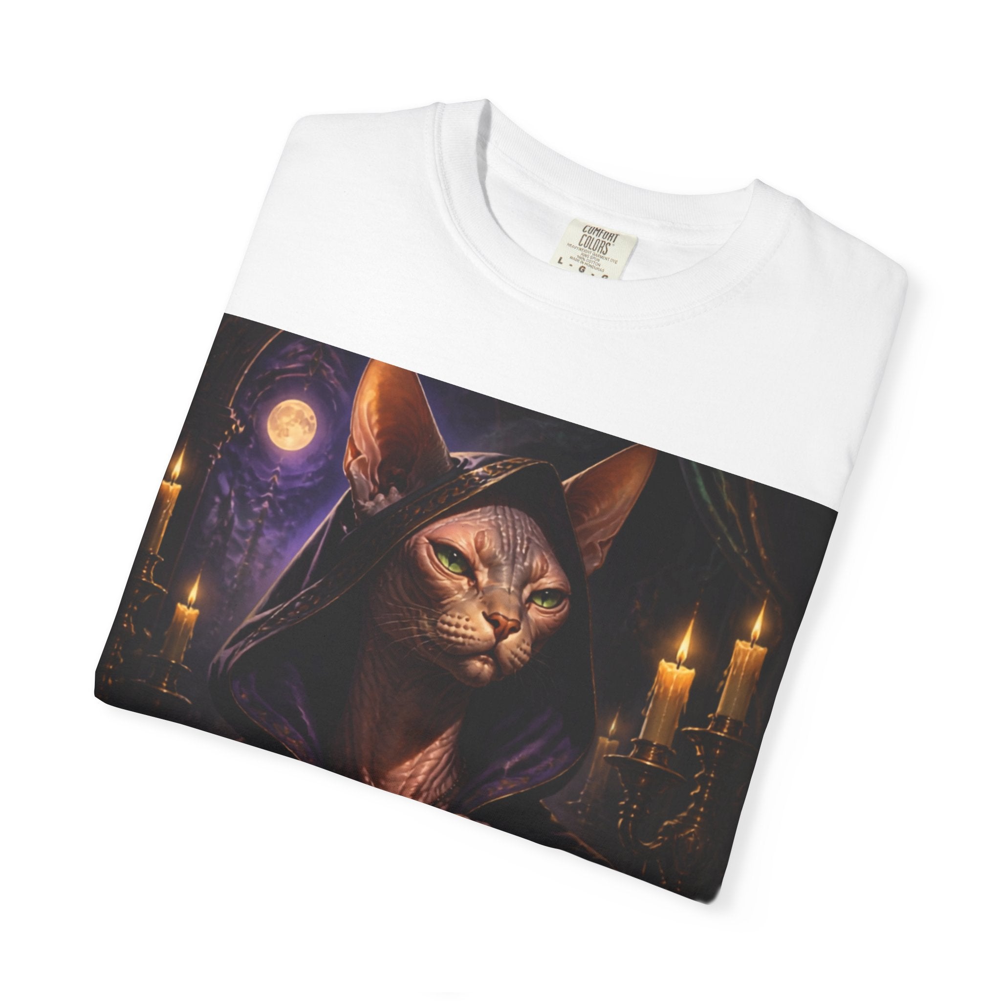 Mystic Sphinx Cat Graphic T-Shirt
