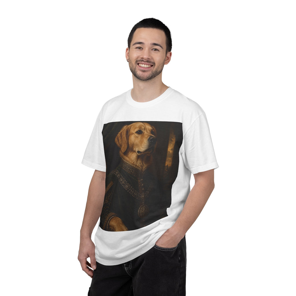 Dog Portrait T-Shirt — Regal Golden Retriever Art Tee