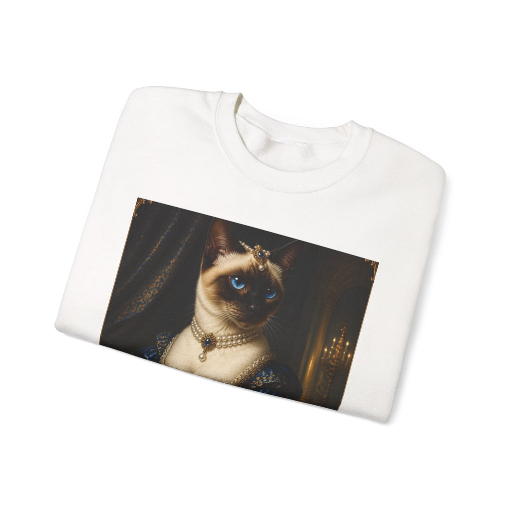 Regal Cat Portrait Sweatshirt