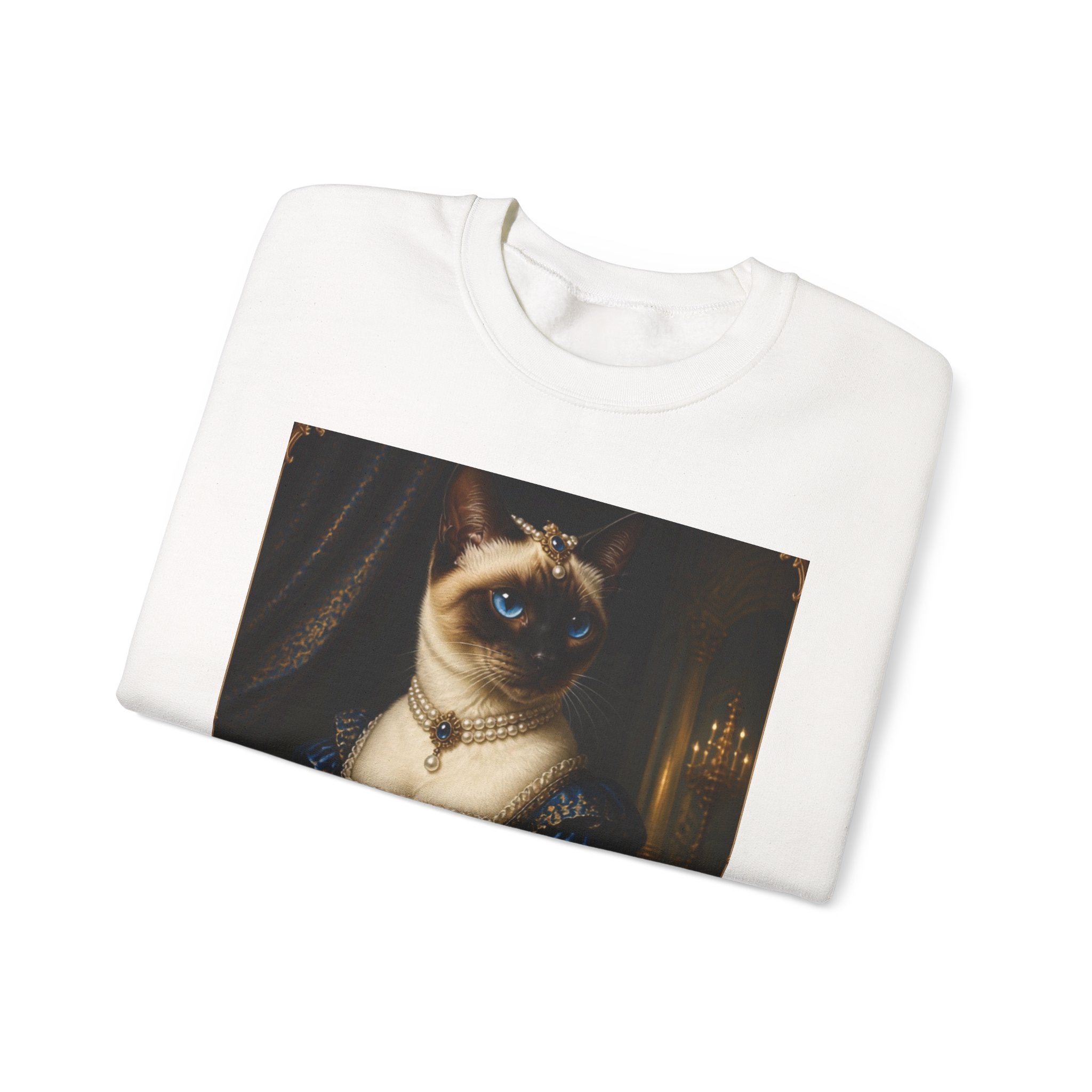 Regal Cat Portrait Sweatshirt