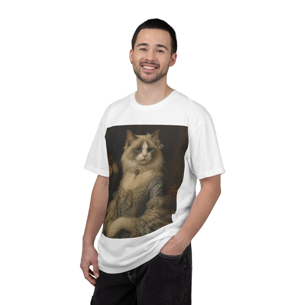 Ragdoll Victorian Duchess Cat Portrait T-Shirt