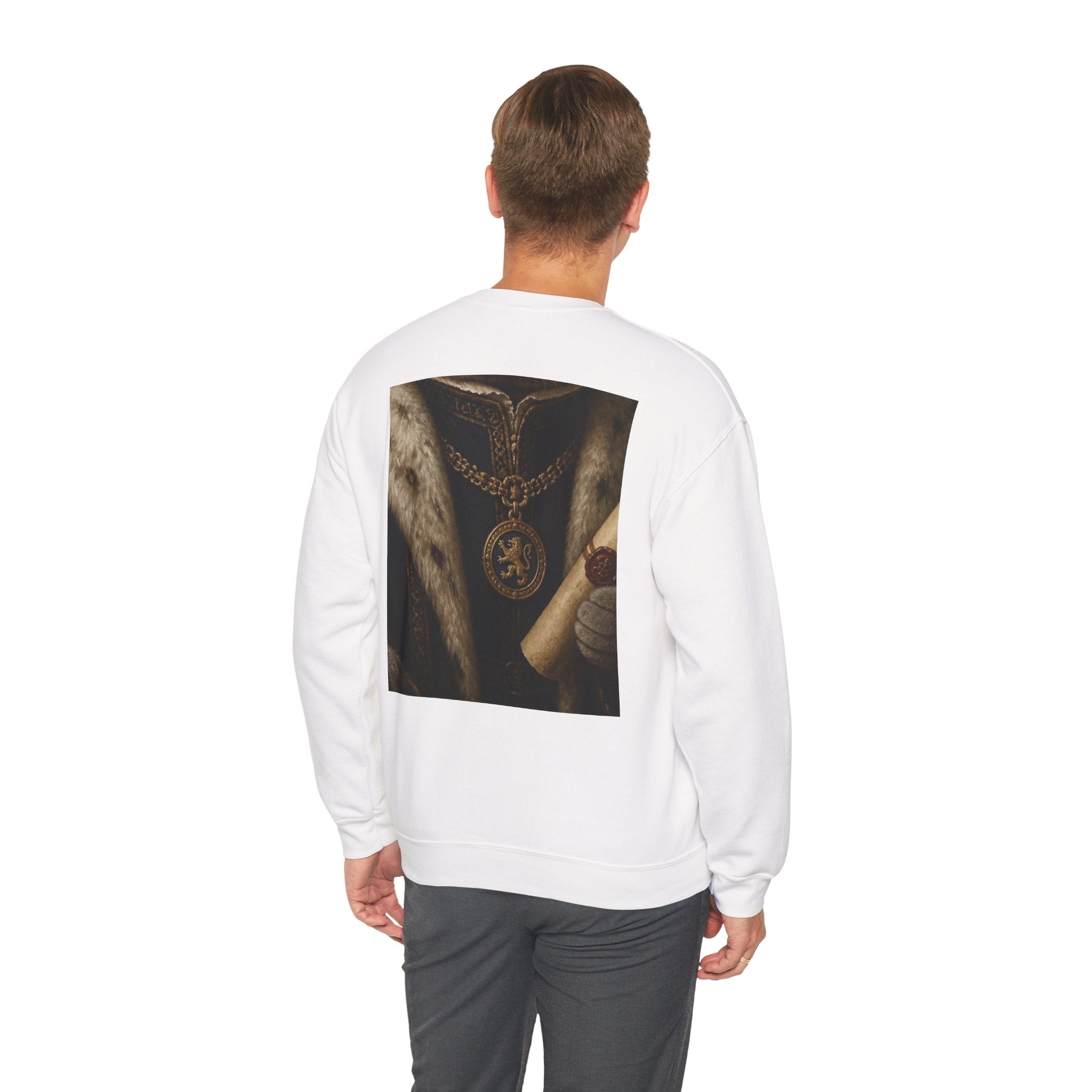 Scottish Fold Royal Cat Portrait Sweatshirt