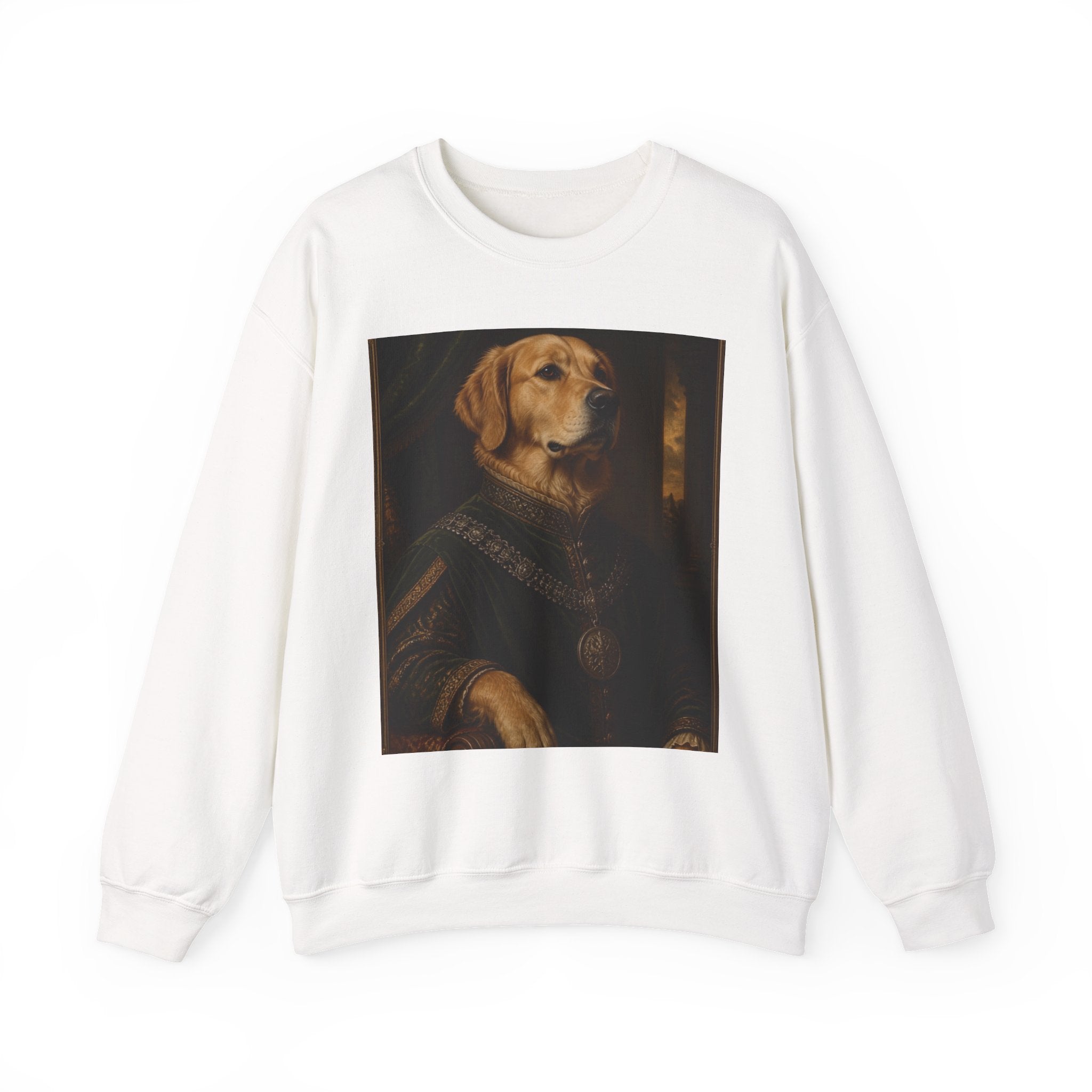 Crewneck Sweatshirt — Regal Portrait Dog Print