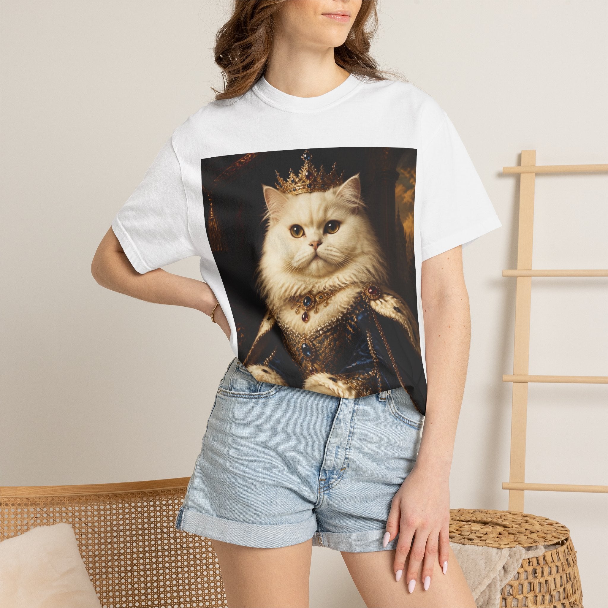 Royal Cat Portrait T-Shirt