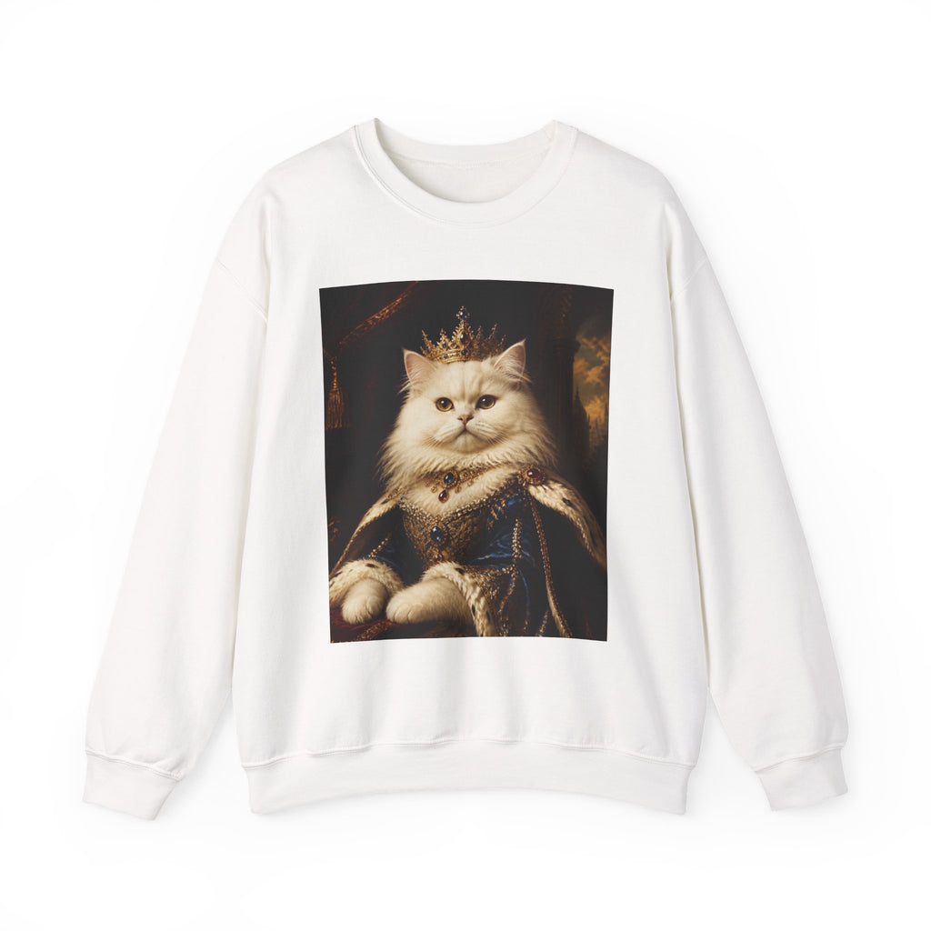 Regal Cat Portrait Crewneck Sweatshirt