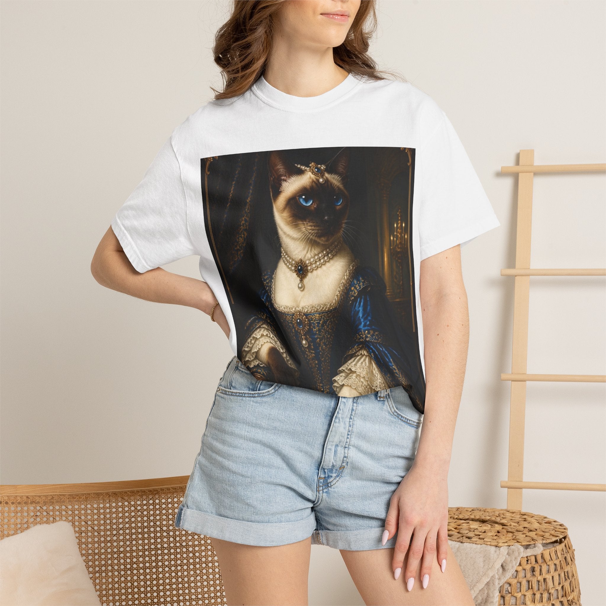 Regal Cat Portrait T-Shirt