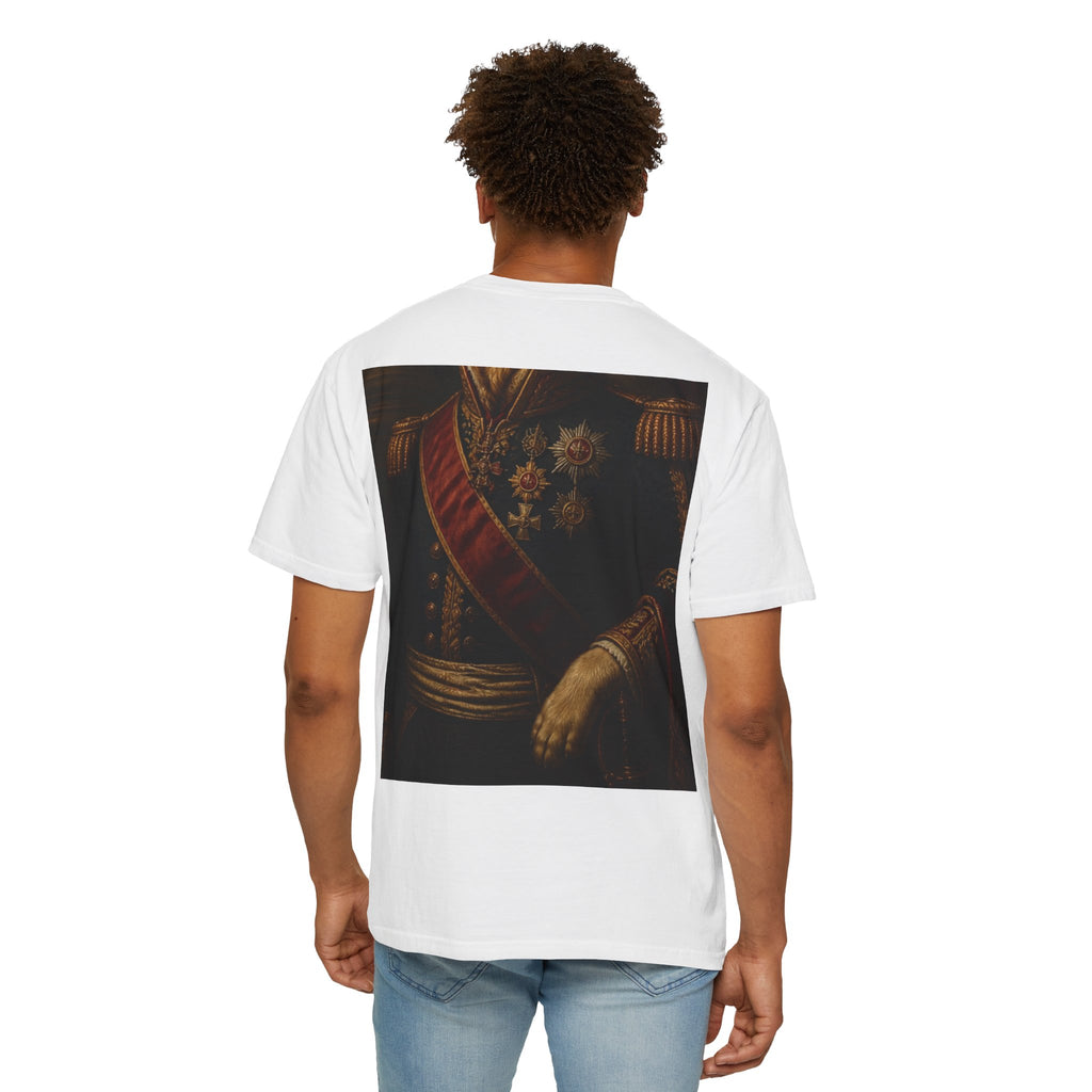 Regal Dog Portrait T‑Shirt — Vintage Canine Royalty Tee