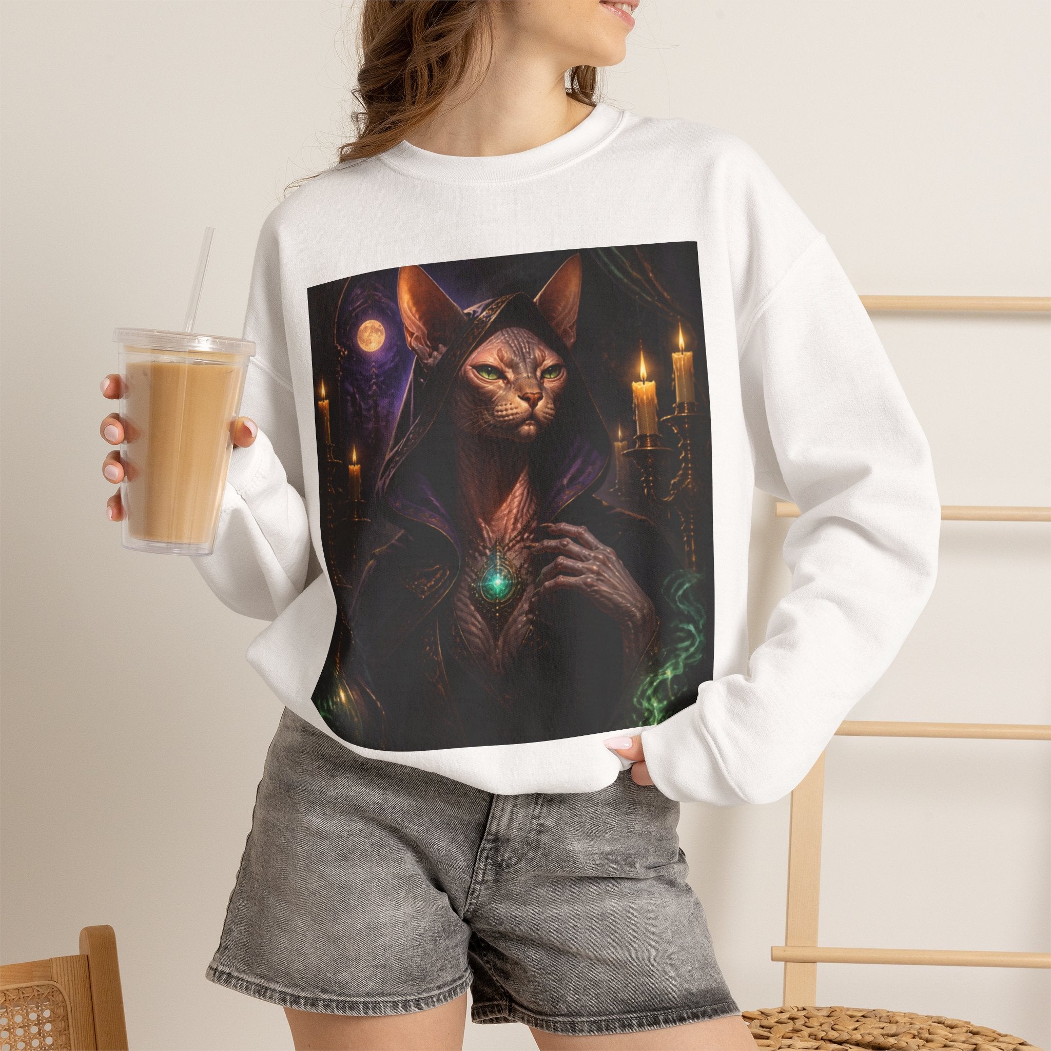 Mystic Cat Mage Sweatshirt