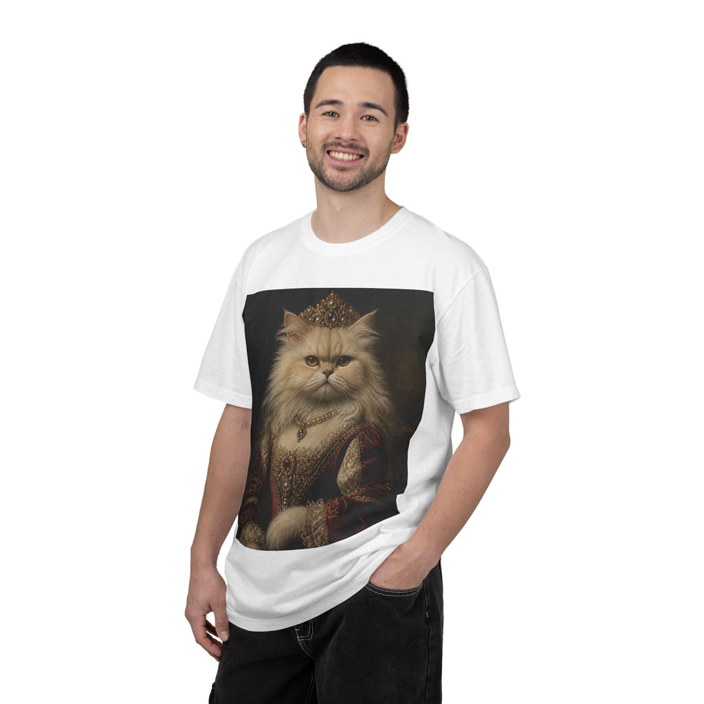 Persian Renaissance Queen Portrait T-Shirt — Vintage Royalty Pet Art Tee