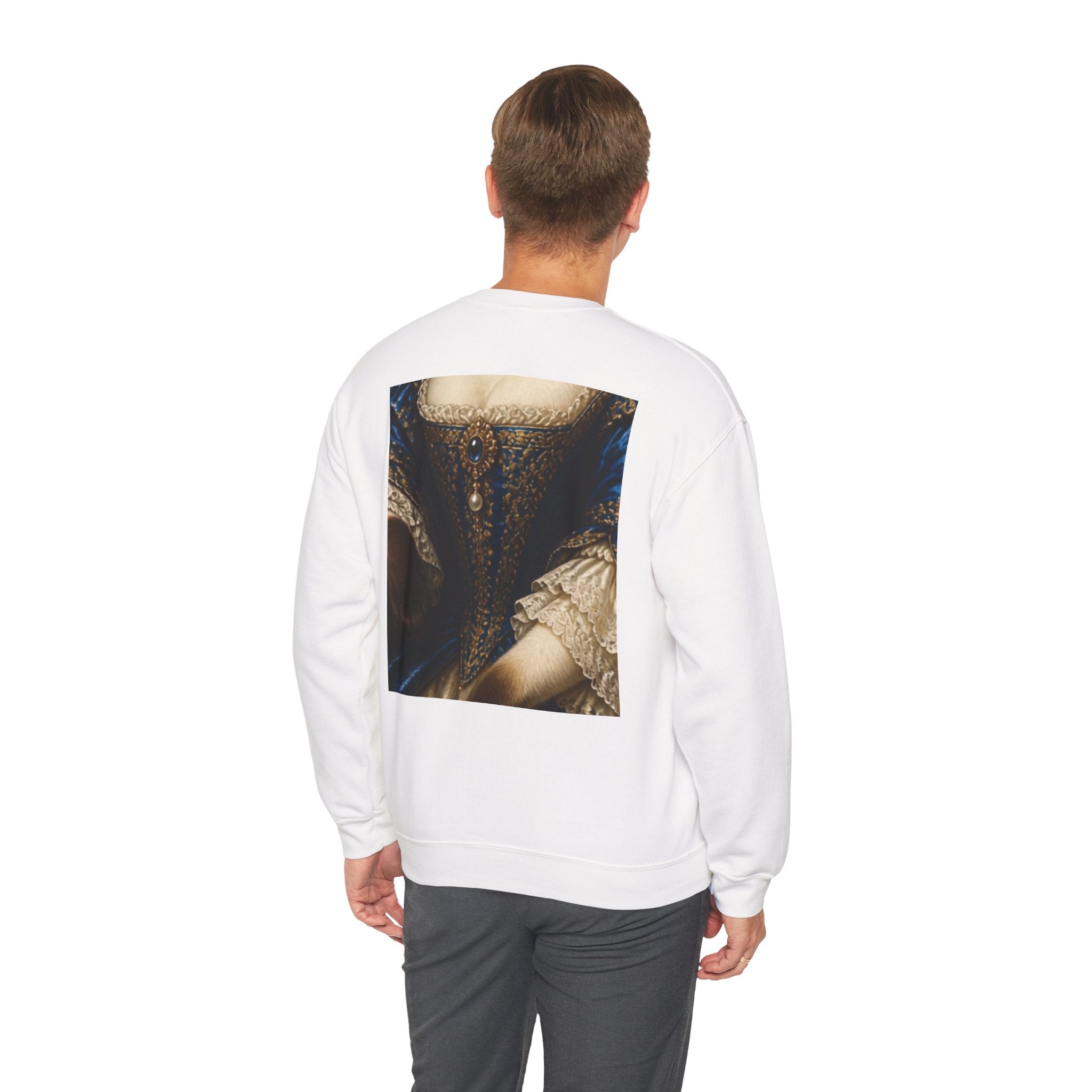 Regal Cat Portrait Sweatshirt