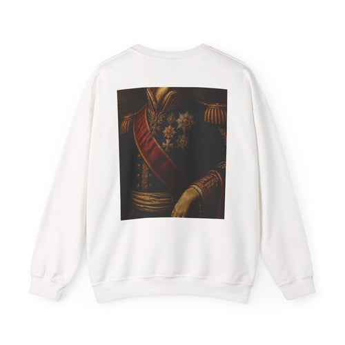 Dog General Portrait Sweatshirt — Vintage Royal Pet Art Crewneck