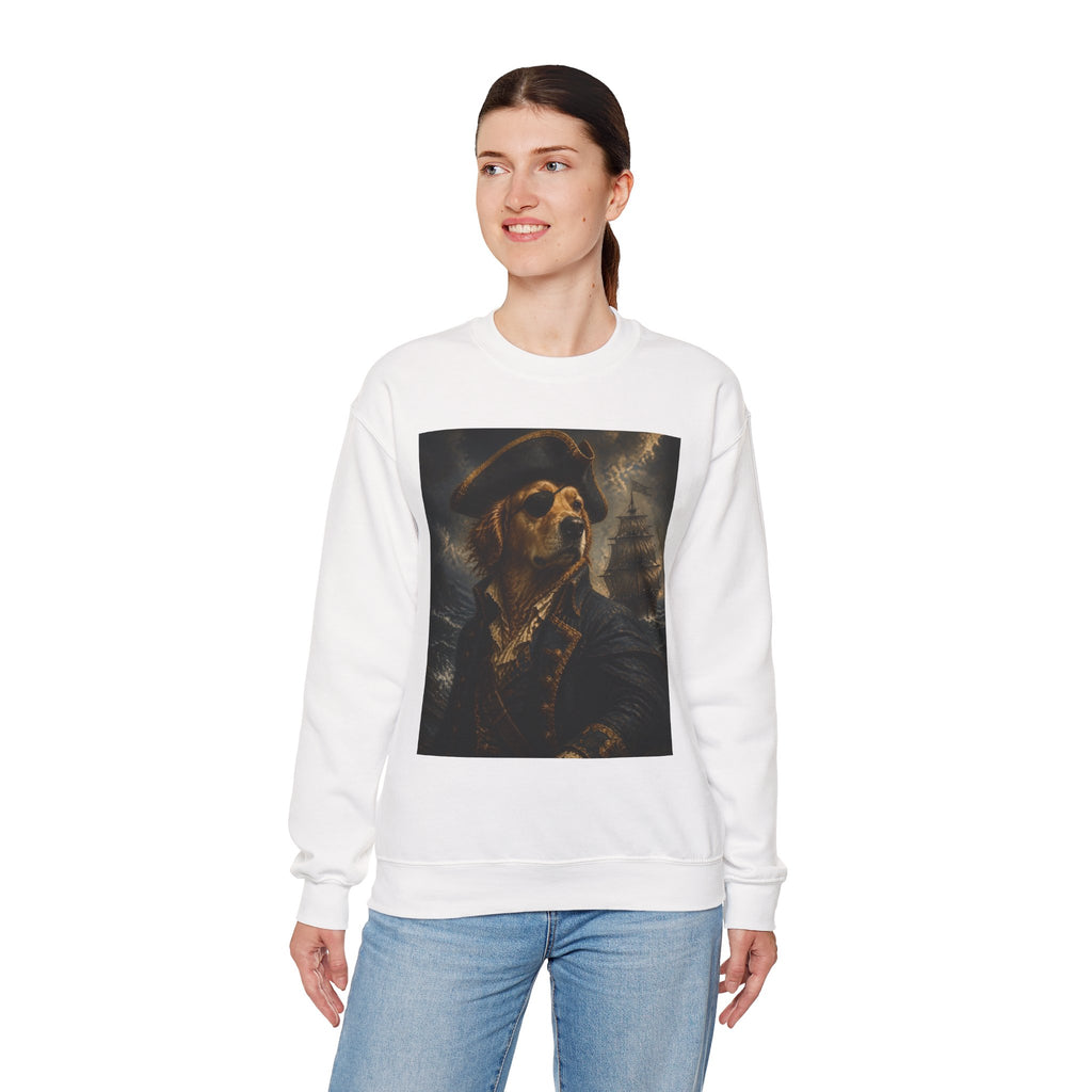 Pirate Captain Dog Crewneck Sweatshirt